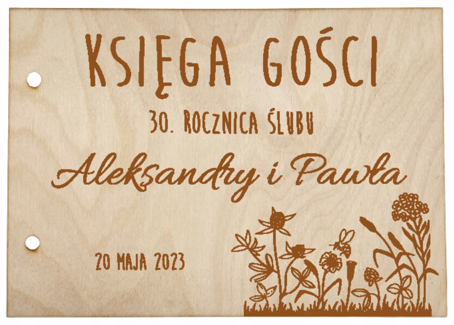 

Księga gości z okazji Rocznicy Ślubu Wasze imiona