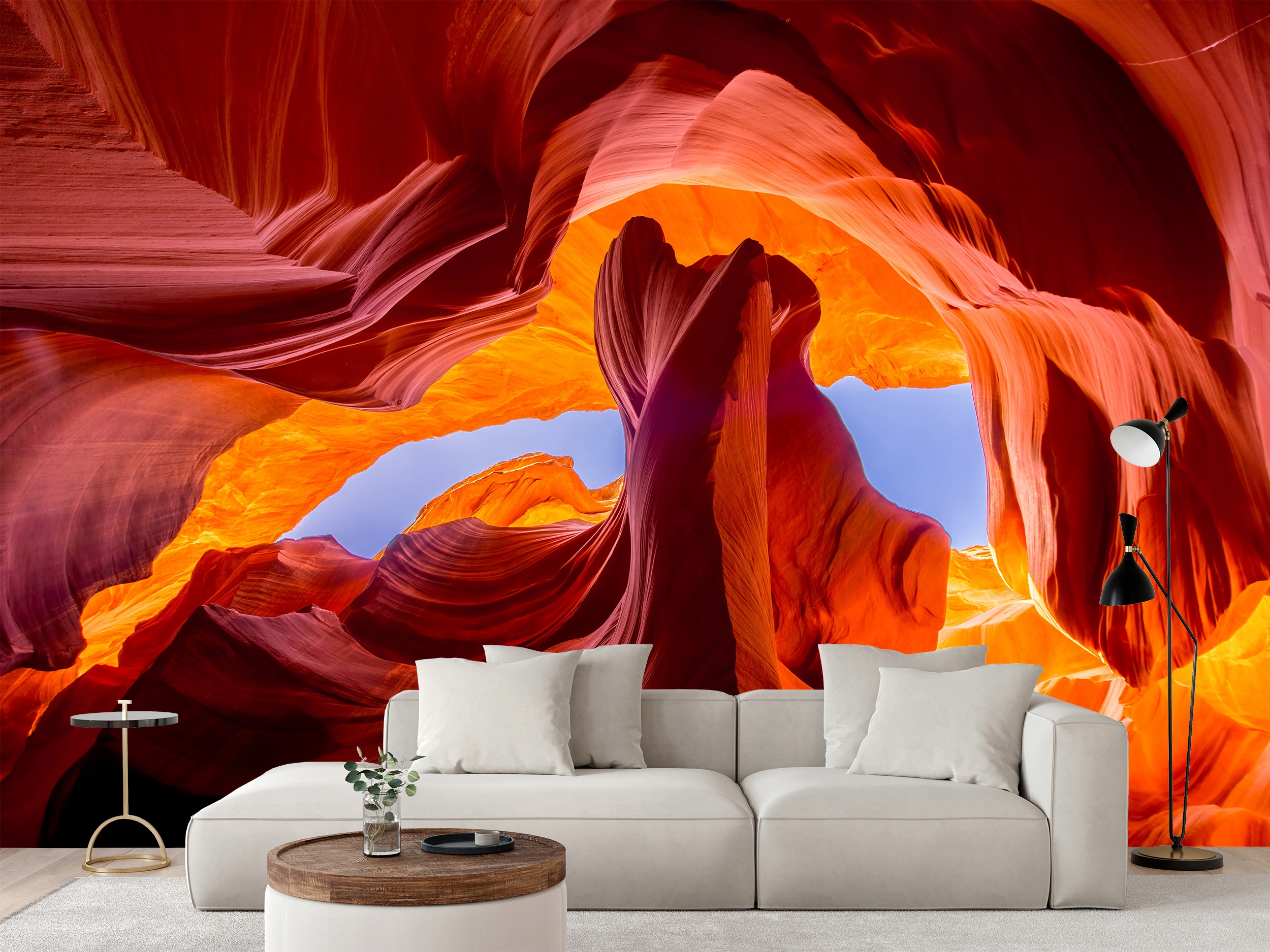 Fototapeta Skály Kaňon Antilopy Arizona Usa Abstraktní 360 x 240 cm