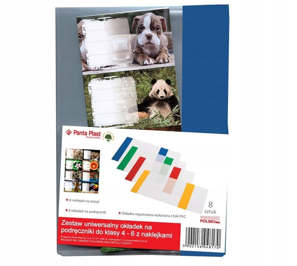 OKŁADKI ZESTAW DLA KLAS 4-6, PANTA PLAST