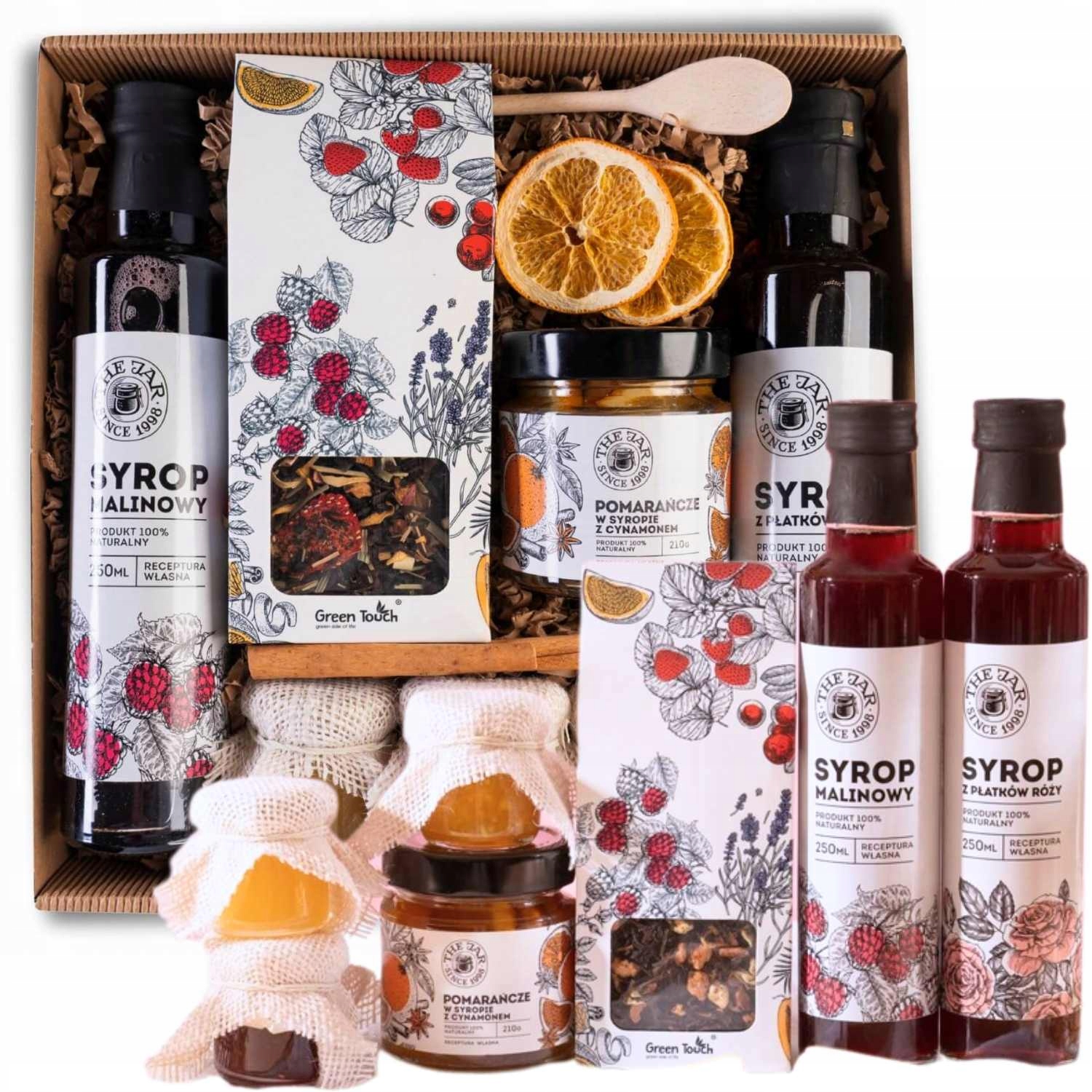 Kosz Prezentowy Zestaw Herbata Przetwory Na Wielkanoc Wielkanocny