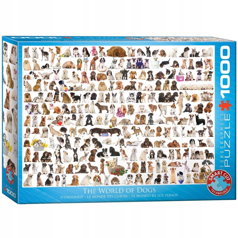 PUZZLE 1000 THE WORLD OF DOGS 6000-0581