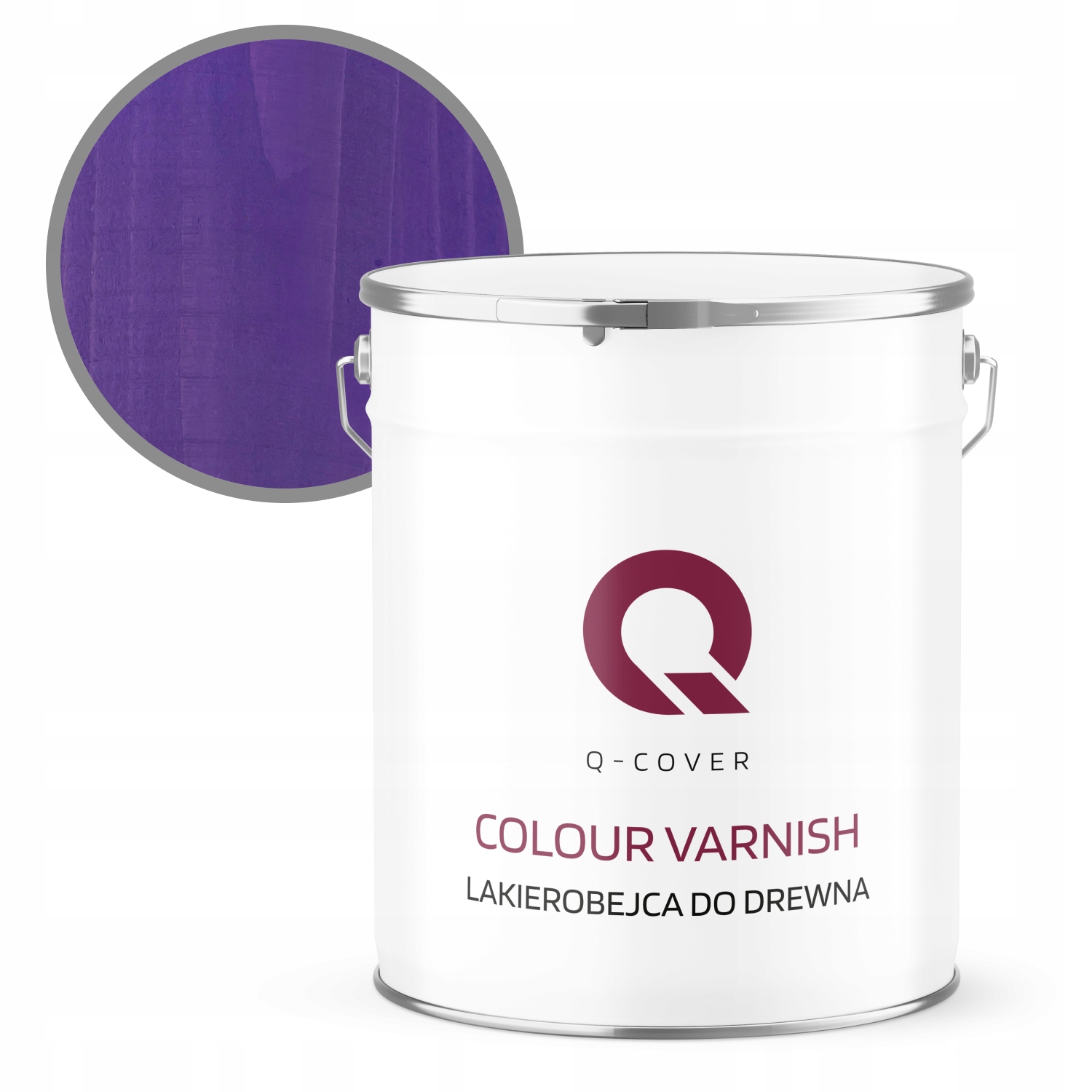 Lakovací Nádoba Na Dřevo Rychleschnoucí 5L Fialová Saténová Výkonná Barva