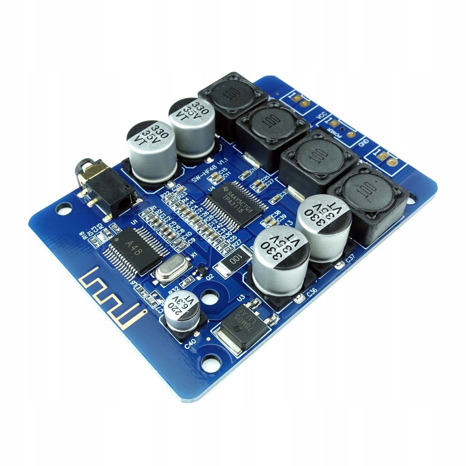 

Wzmacniacz audio z bluetooth 2x30W stereo TPA3118