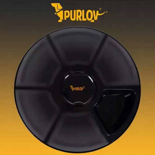 Levně Automatický Dávkovač Kojící Purlov 6 Komor Černý 150 ML