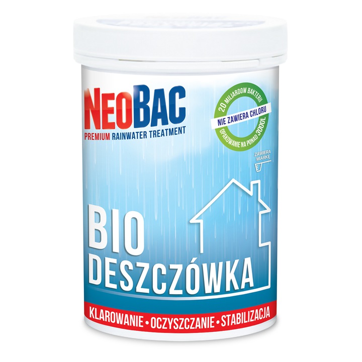 

Bakterie NeoBac Bio Deszczówka woda deszczowa