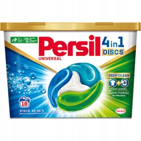 2x Persil Power Caps 4in1 Skoncentrowane Kapsułki Prania 18P Universal
