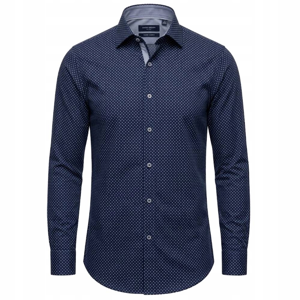 Ego Man košile pánská S0300-02 slim fit XXL tmavě modrá