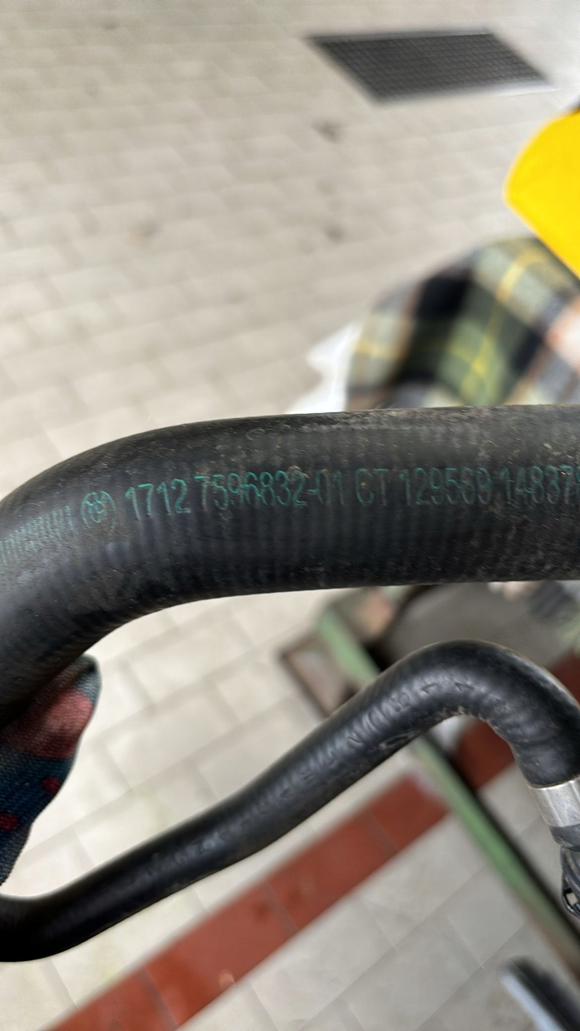 prijenos crijevo cijev vode BMW F20 7596832