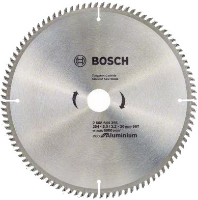 

Tarcza piła widiowa do aluminium Bosch 254mm 96z