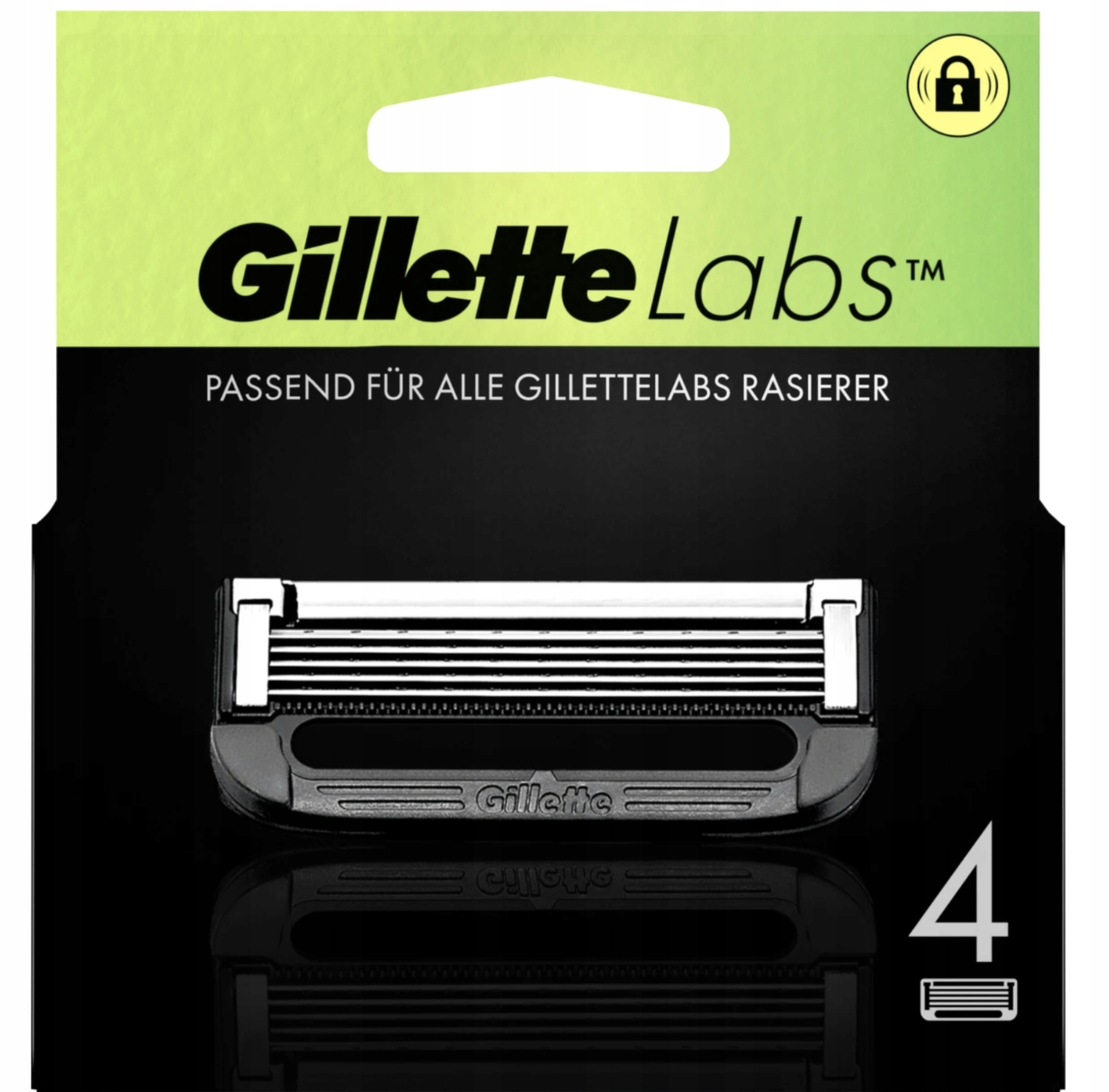 Ostrza wkłady wymienne końcówki do golarki Gillette Labs Razer 4 szt