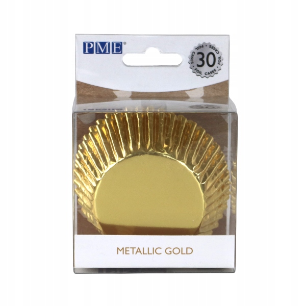 

Metaliczne papilotki na muffinki 50mm Złote 30szt