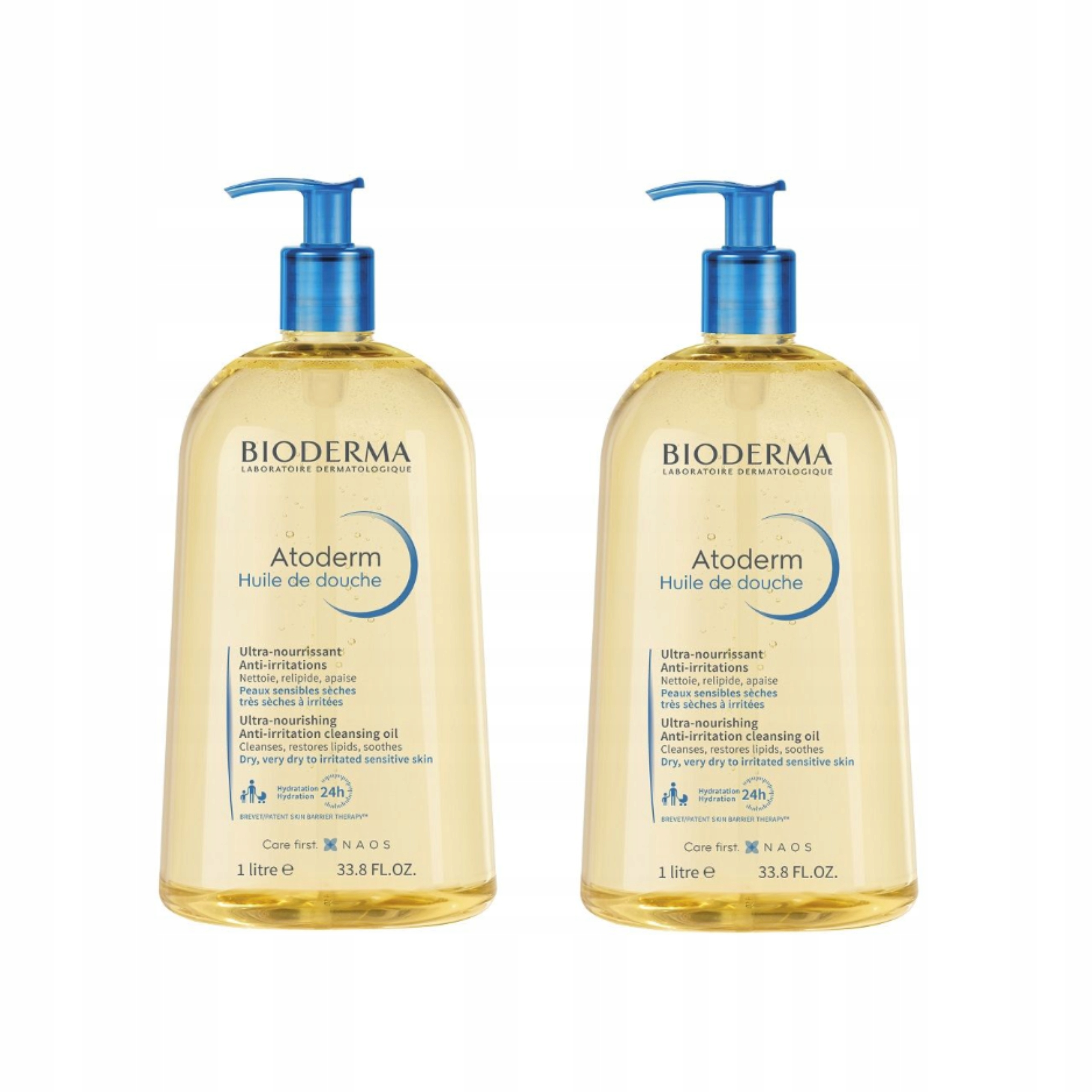 Bioderma Atoderm Huile Olejek do kąpieli 2x1000 ml