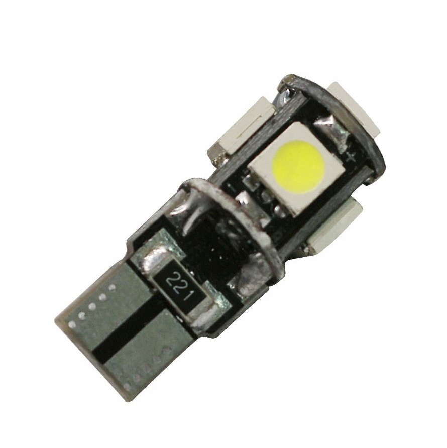 

Żarówka T10 5050 W5W 5 Smd Led Canbus