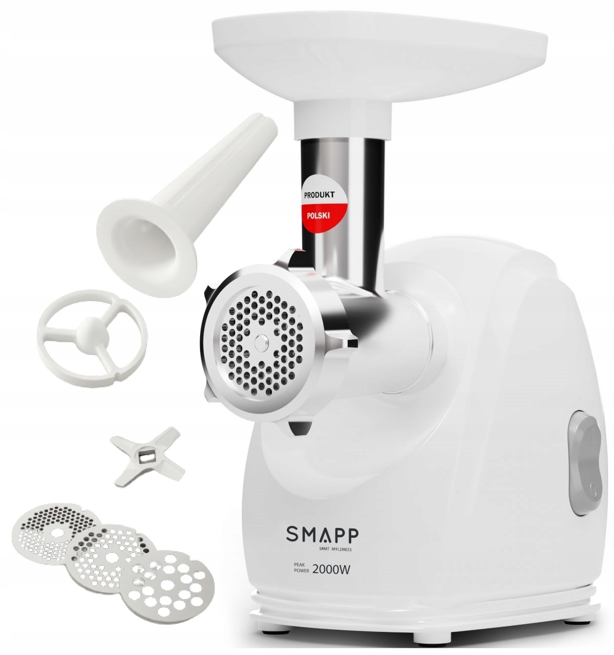 Smapp 489.8 Polska Maszynka Do Mielenia Mięsa 3 Sitka Nasadka Masarska
