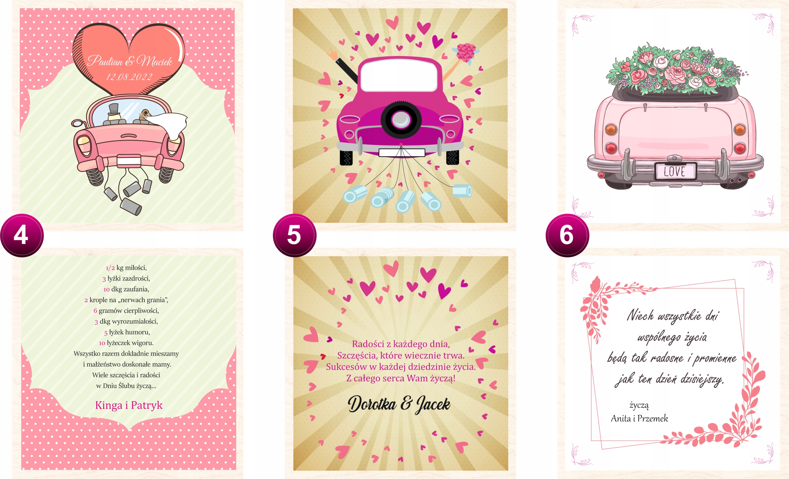 pudełko na pieniądze PREZENT ŚLUBNY pamiątka ślub Materiał wykonania drewno