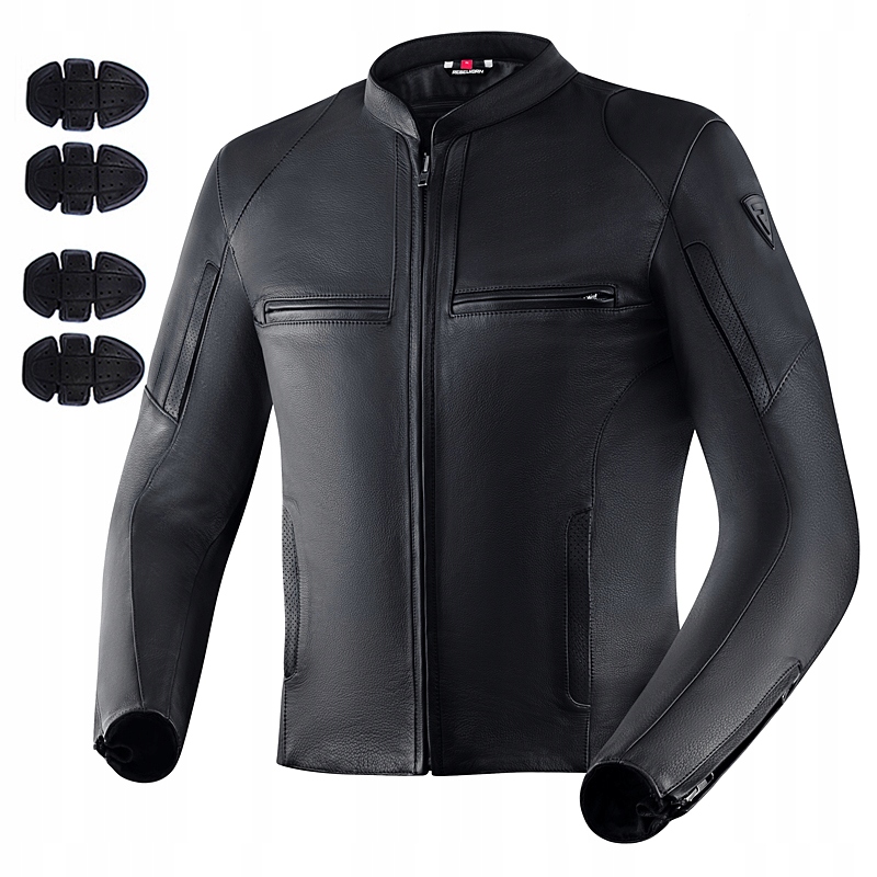 Pánska Motocyklová Bunda Z Kože Rebelhorn Runner