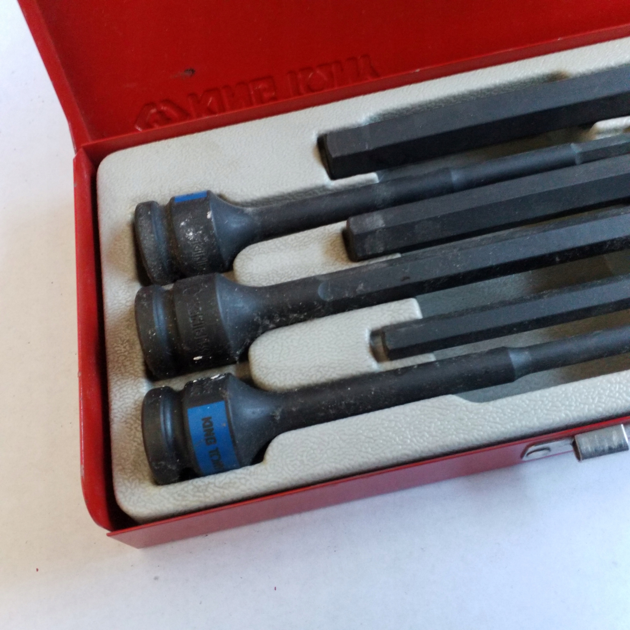 6pcs 150mm King TONY Hex Imbus 1/2 ударные колпачки