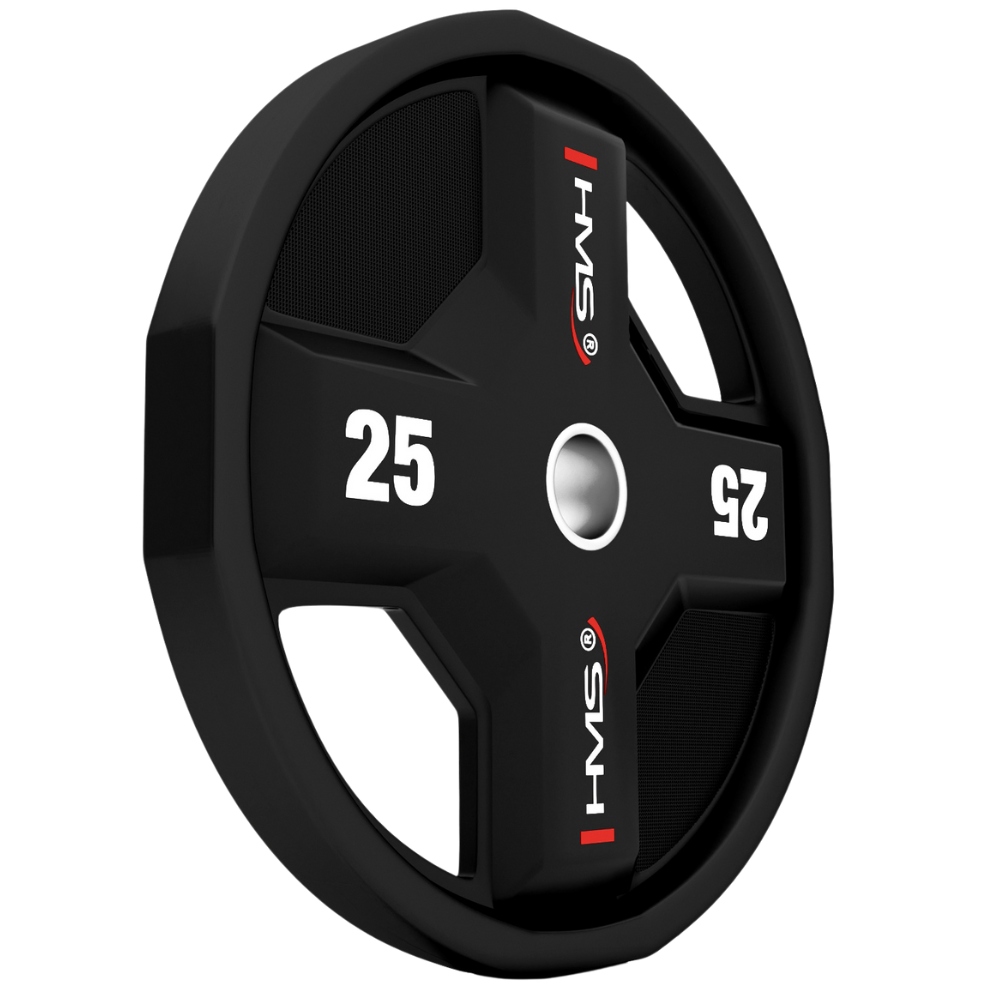 Hms Kotouč Závaží Olympijský Na Osa Činky Polyuretanový 25 kg