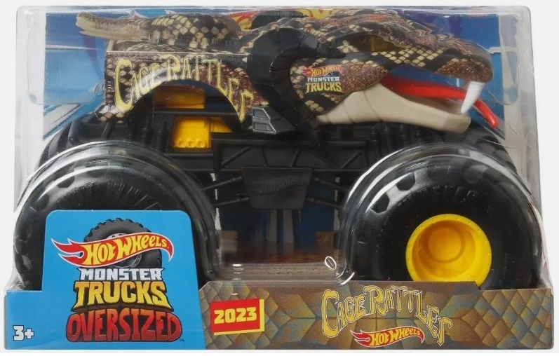 Cage Rattler Oversized Truck Wąż Grzechotnik Hot Wheels Monster Trucks 1:24