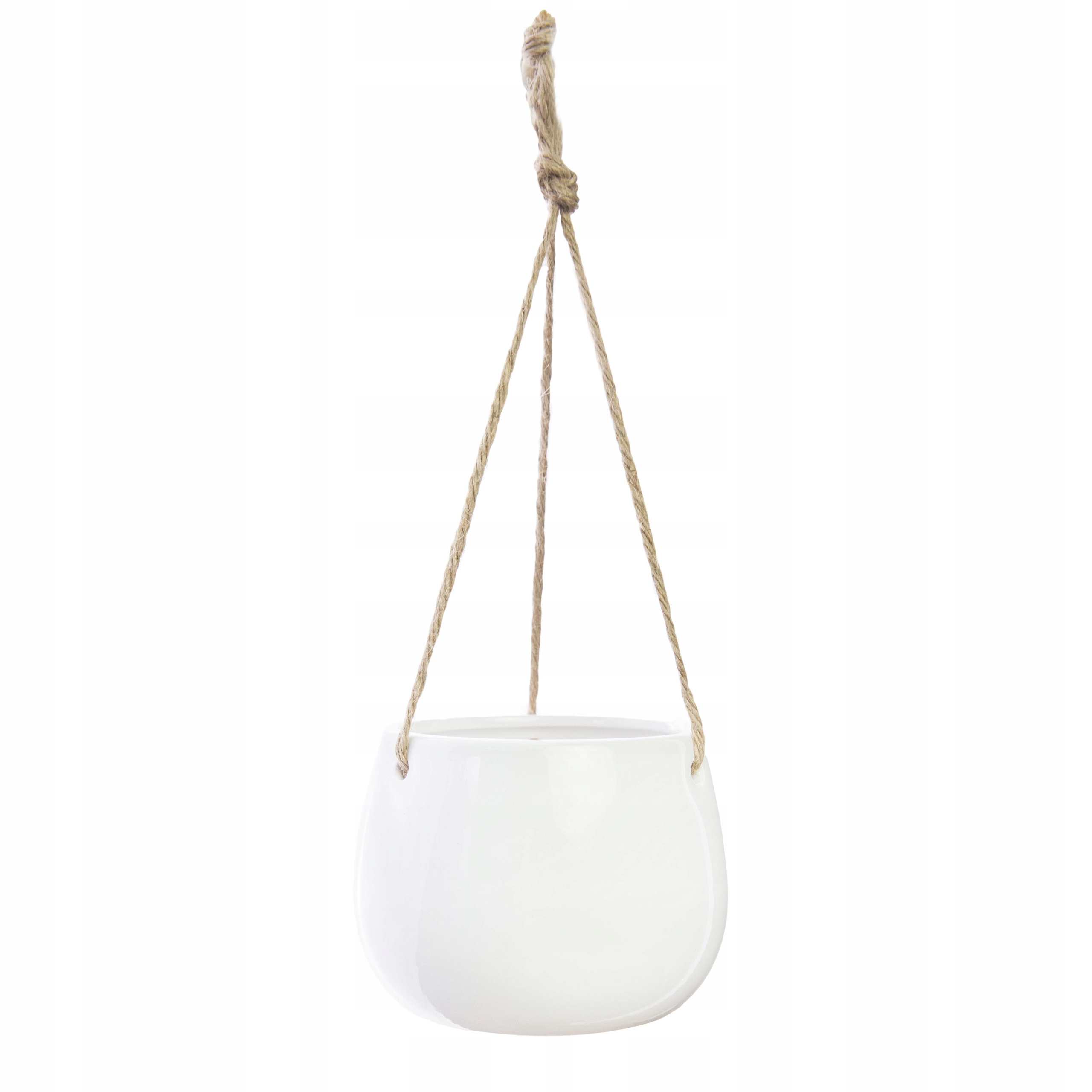 

Osłonka Ø 12 cm doniczka Wisząca biała Scandi