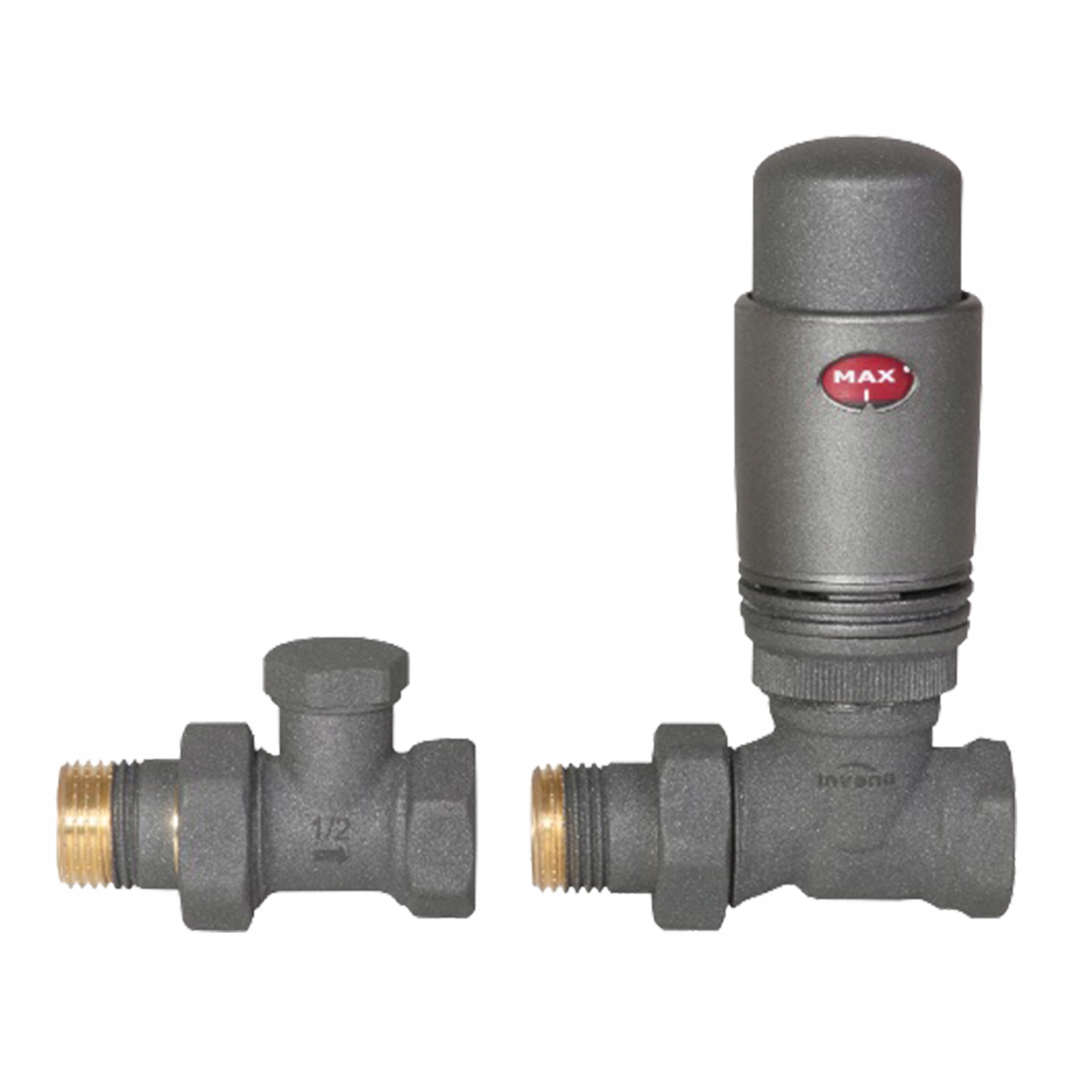 Grafitová jednoduchá termostatická sada Invena