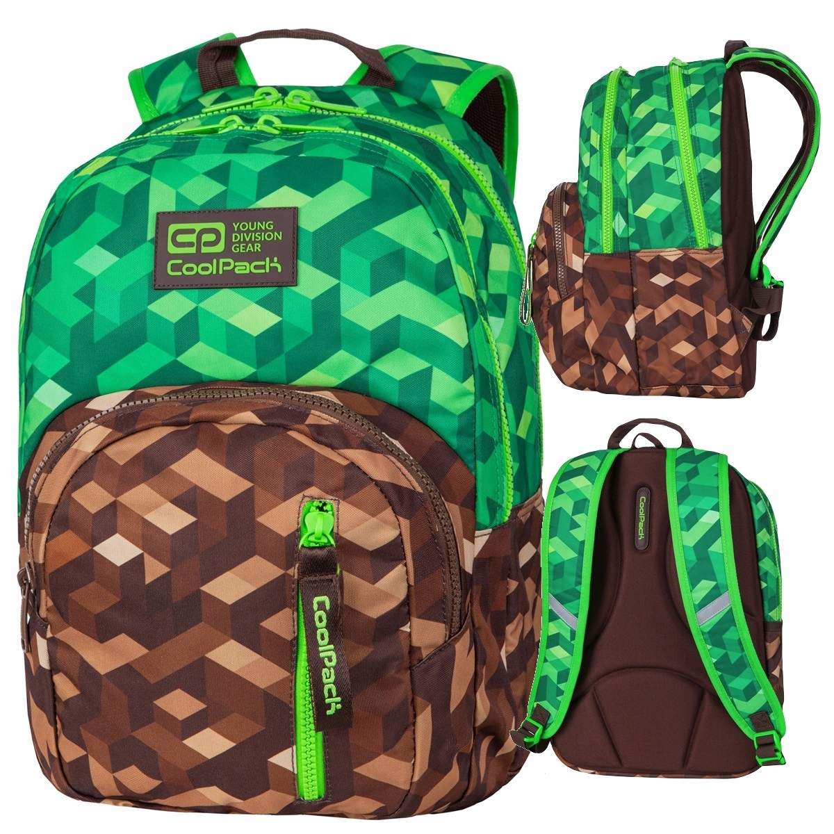 COOLPACK CITY JUNGLE školský BACKPACK hrá DISCOVERY