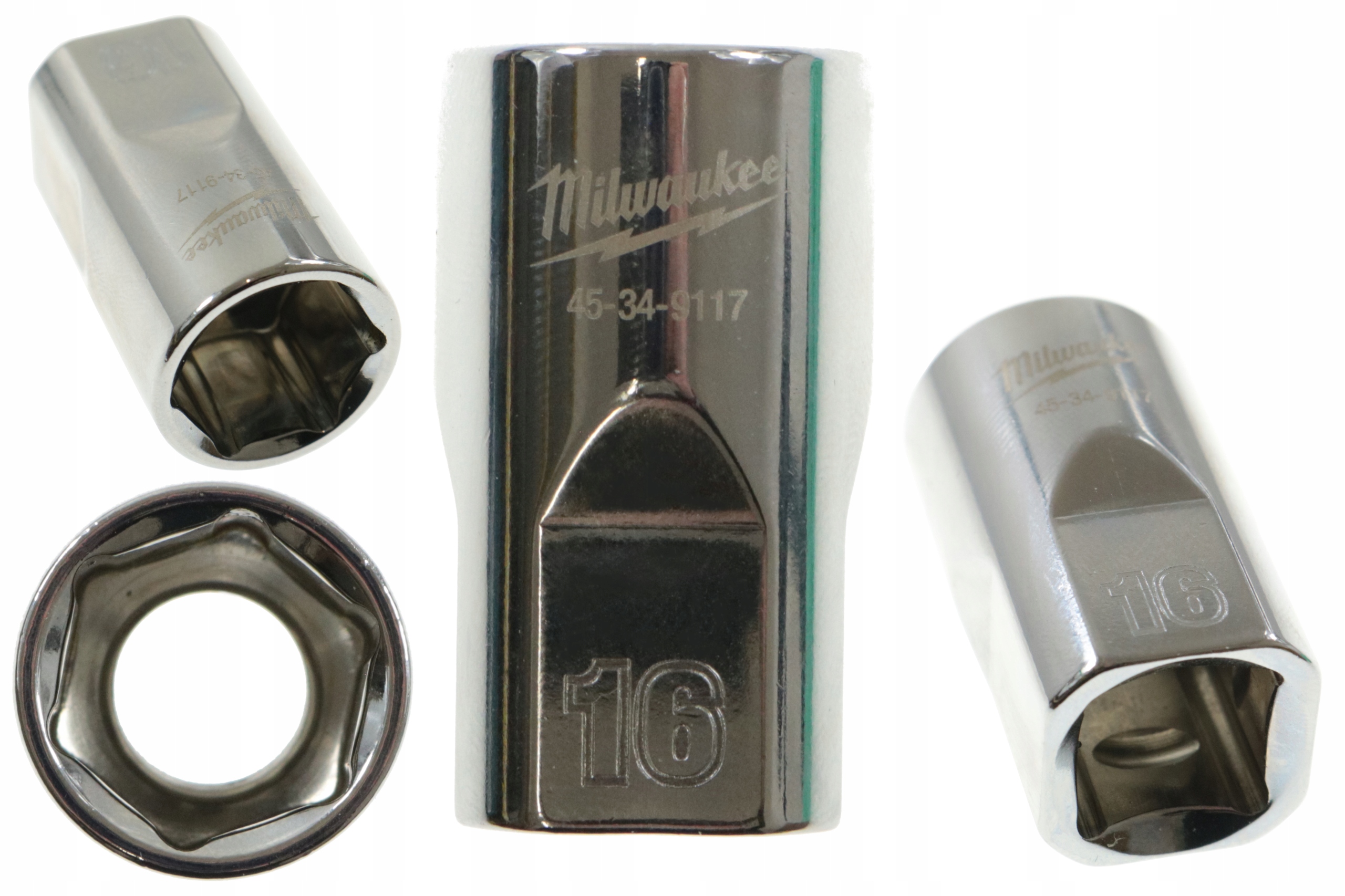 Nasadka Metryczna Chromowana Standard 1/2" Sześciokątna 16MM Milwaukee