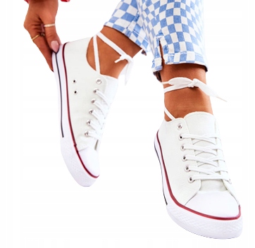 

Białe Trampki Tenisówki Buty Sportowe All White