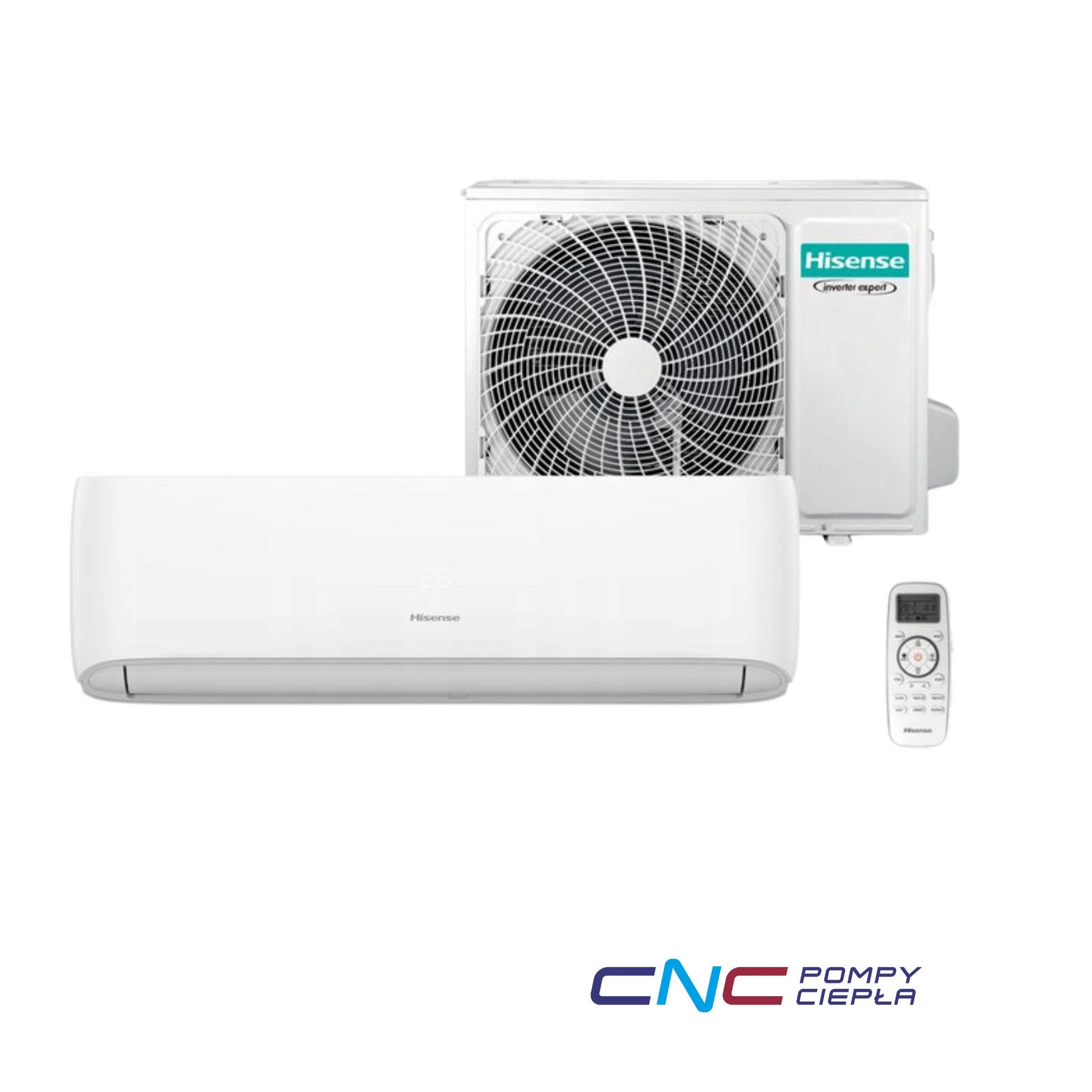 Klimatyzator Hisense 2,6 kW Hi-Smart CF25LR02 Biały, Programator 24 H