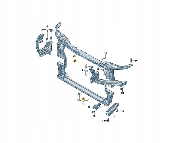 гайка ремня переднего Audi N90688703