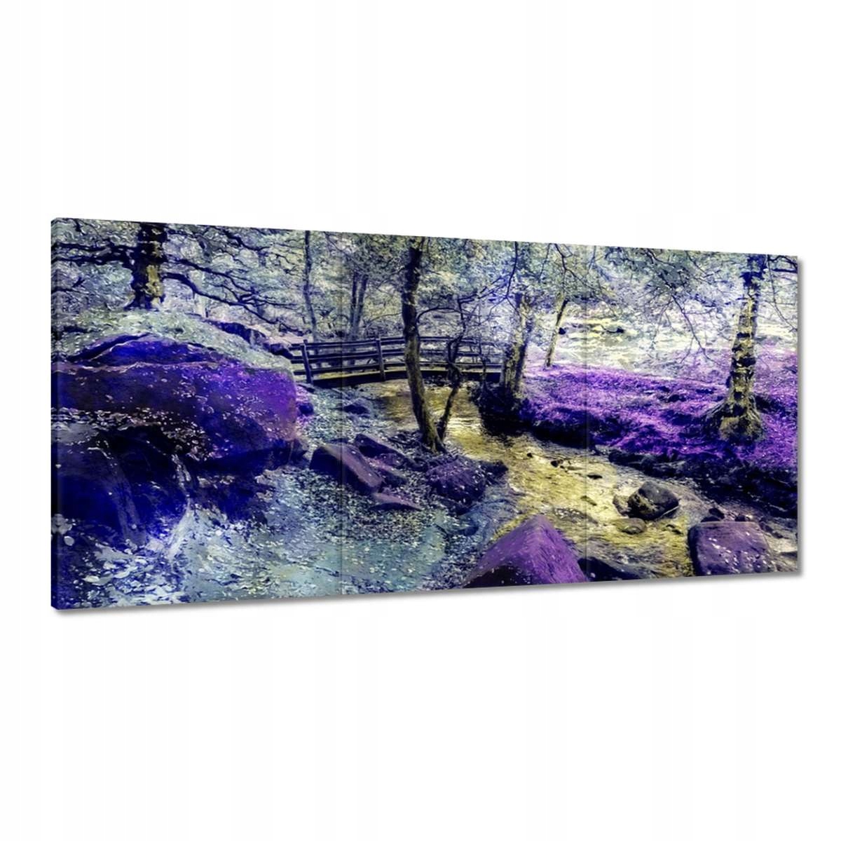 Obrazy 120x60 Most přes řeku