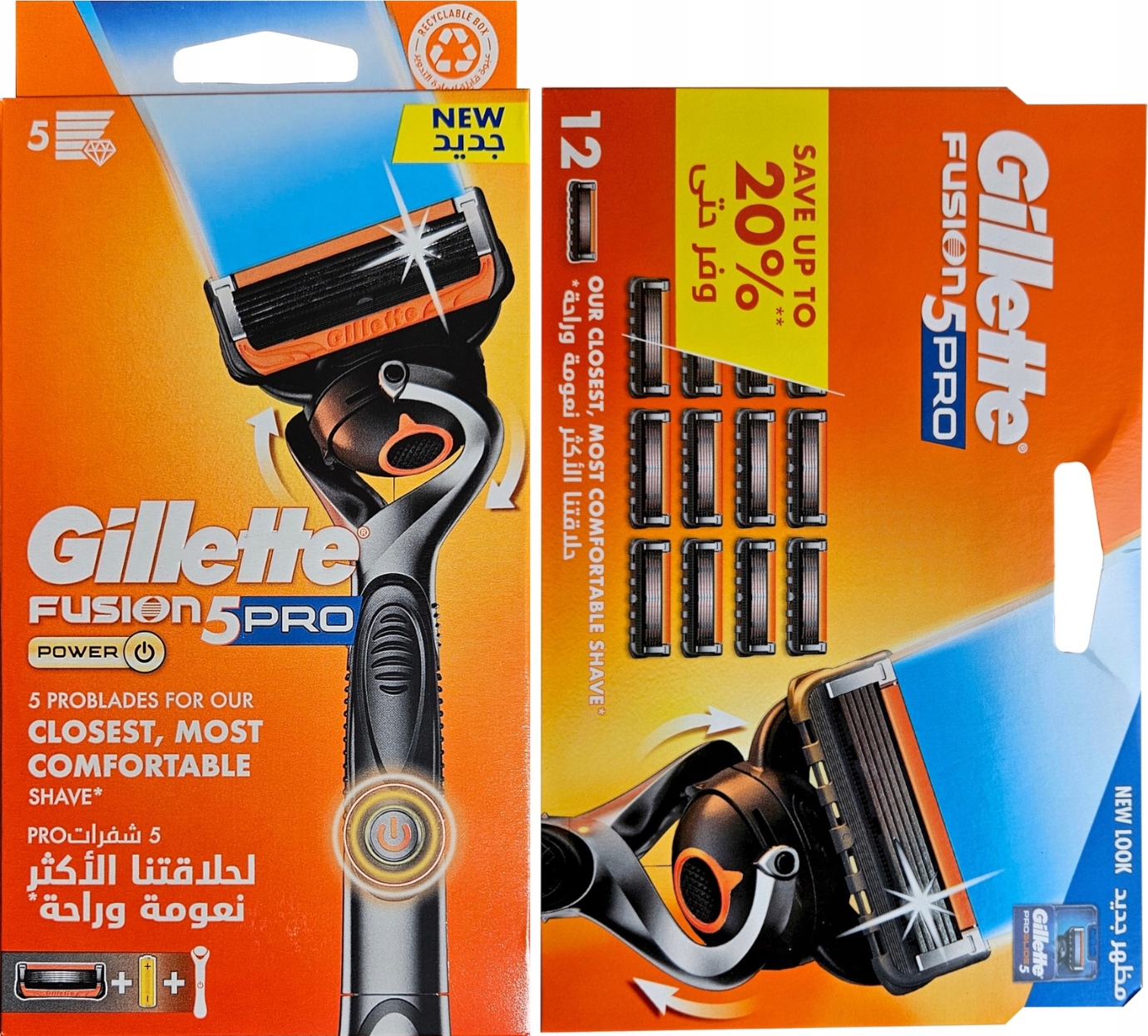 Set Gilllette Fusion 5 Proglide Náplně do strojku 13 ks strojek