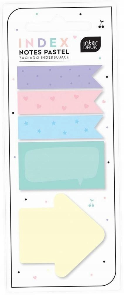 Zakładki indeksujące Pastel 125szt