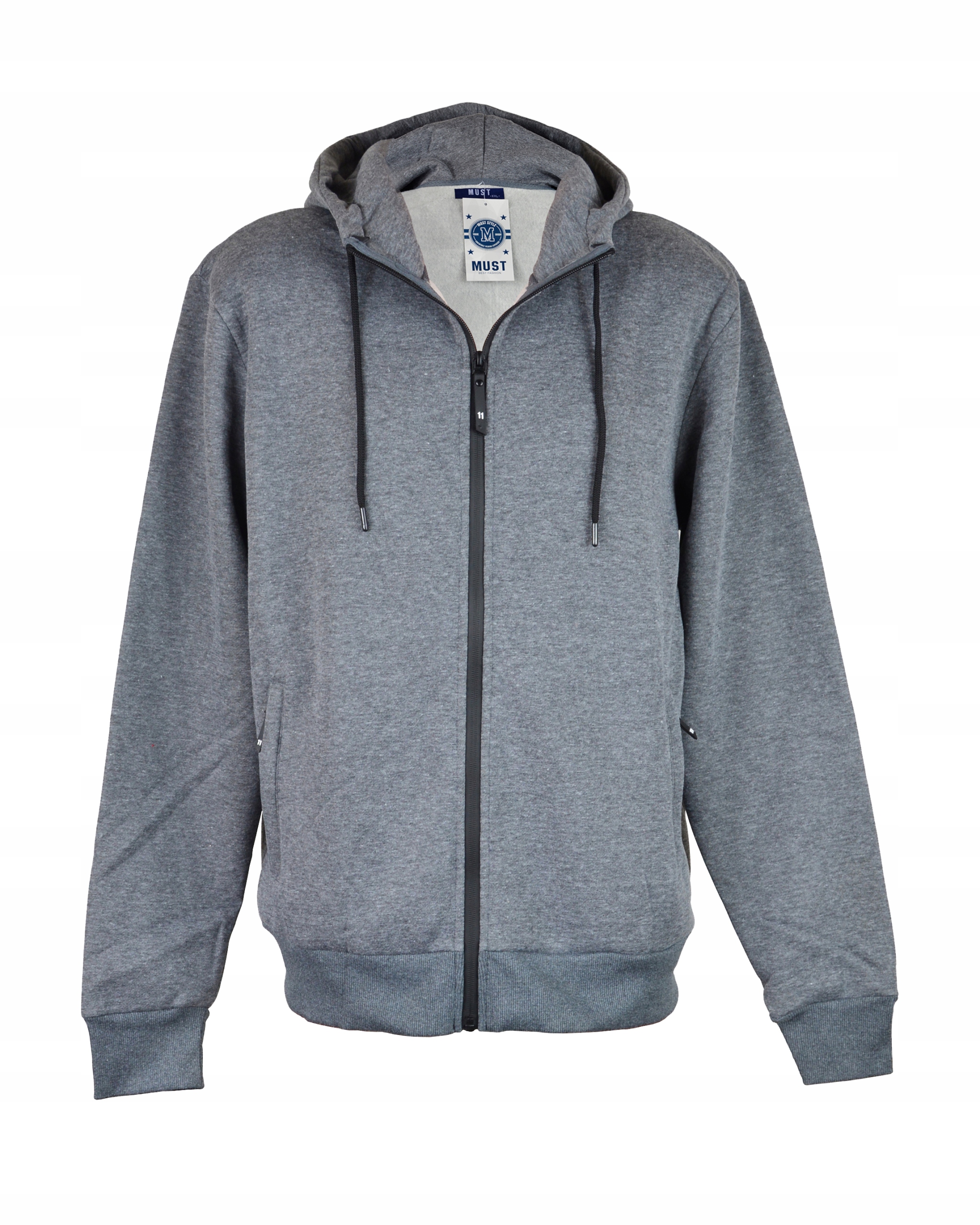 

9965 Bluza męska polar szara j rozm 4XL