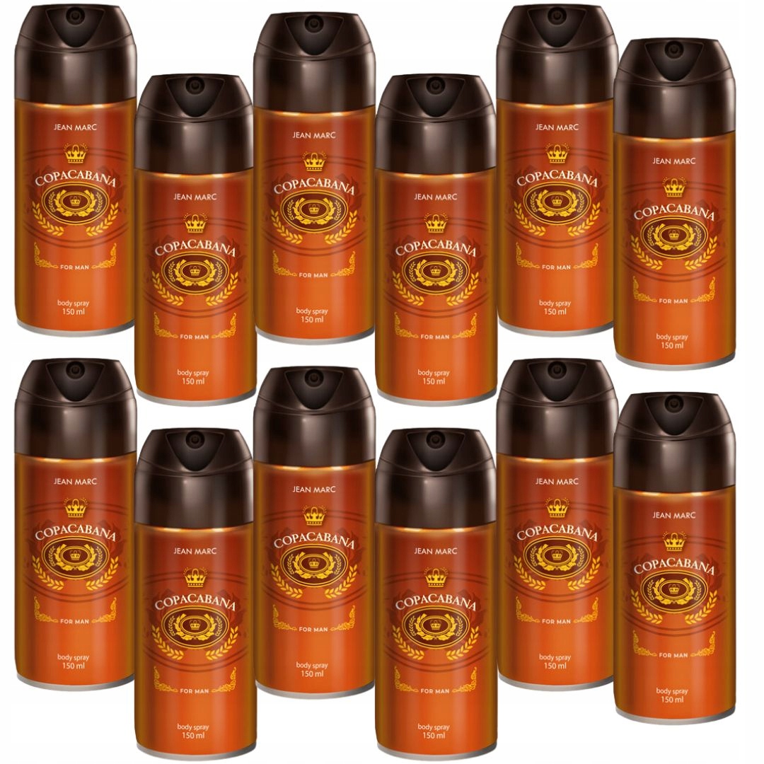 12 x Jean Marc Copacabana dezodorant męski 150 ml