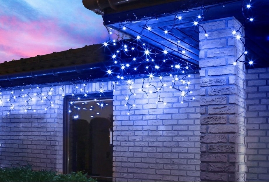 

Sople 100 Led IP44 Zewnętrzne Kurtyna Niebieski