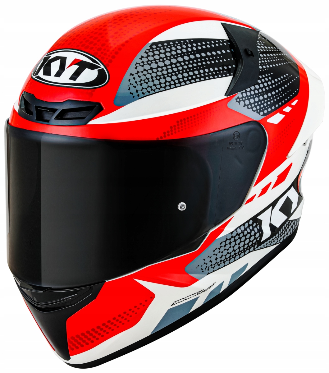Motocyklová prilba Kyt Tt-course Gear Blk/red XL