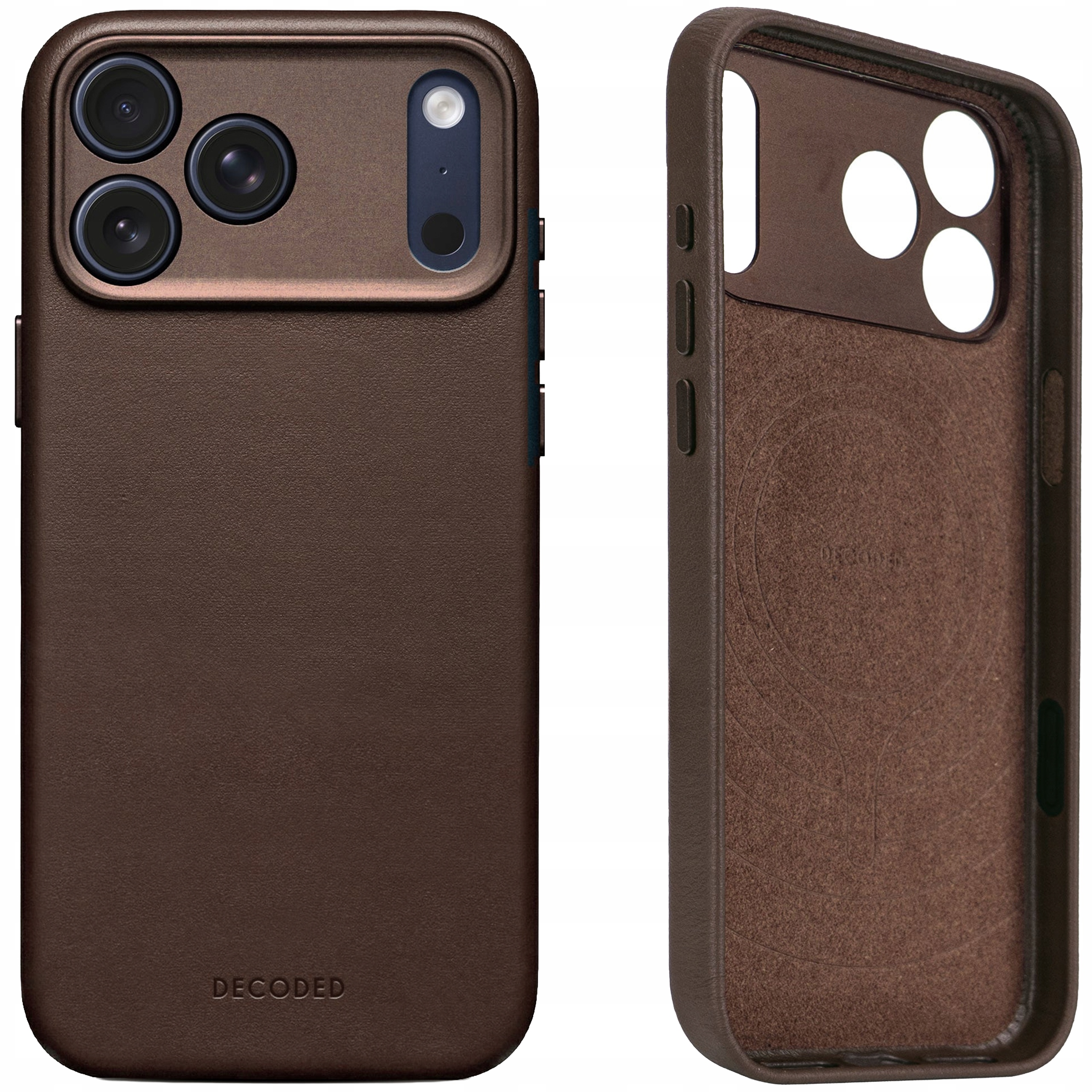 Decoded Leather Case Etui Skórzane z MagSafe do iPhone 17 Pro Obudowa