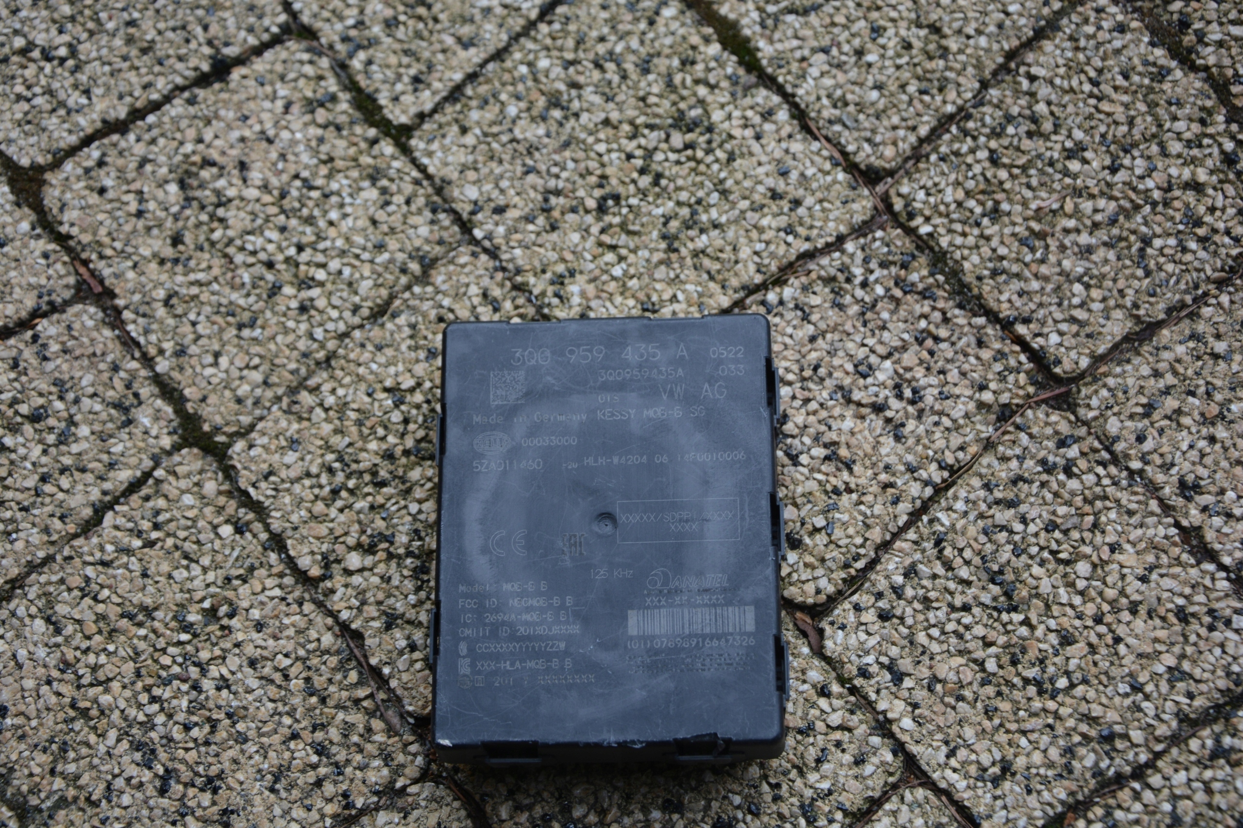 MODUŁ STEROWNIK KESSY VW PASSAT B8 3Q0959435A Numer katalogowy części 3Q0959435A