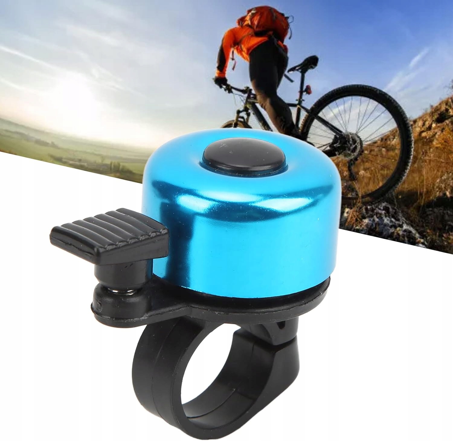 DZWONEK ROWEROWY METALOWY NA ROWER GŁOŚNY Typ mechaniczny