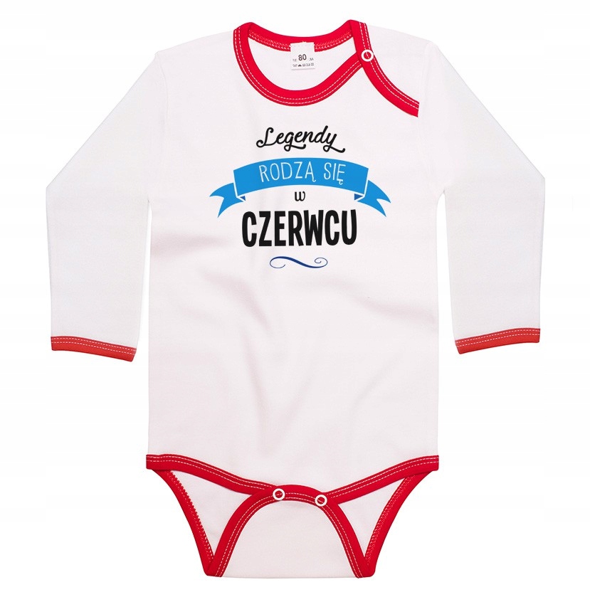 

Body długi rękaw Legendy rodzą się w czerwcu 62