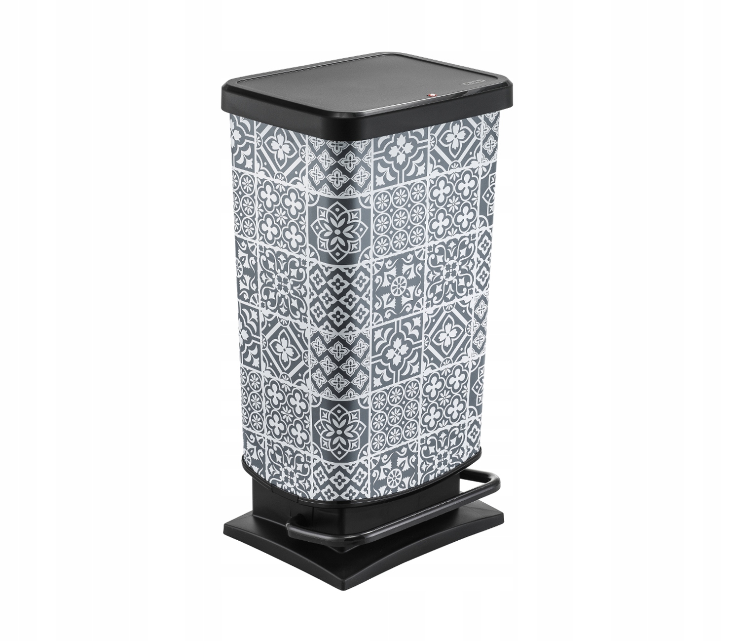 Levně Odpadkový koš s pedálem Rotho Paso 40L Tiles