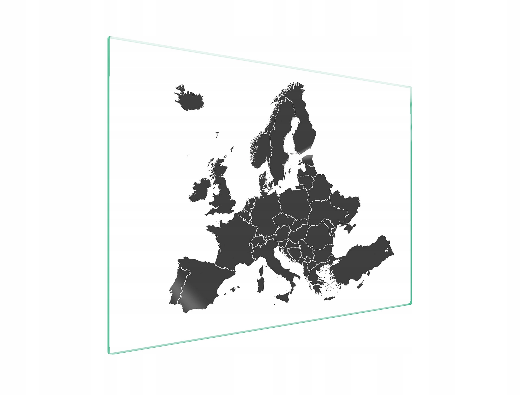 Skleněná Ochranná Deska Na Sporák 70x52 Mapa Tvrzené Sklo