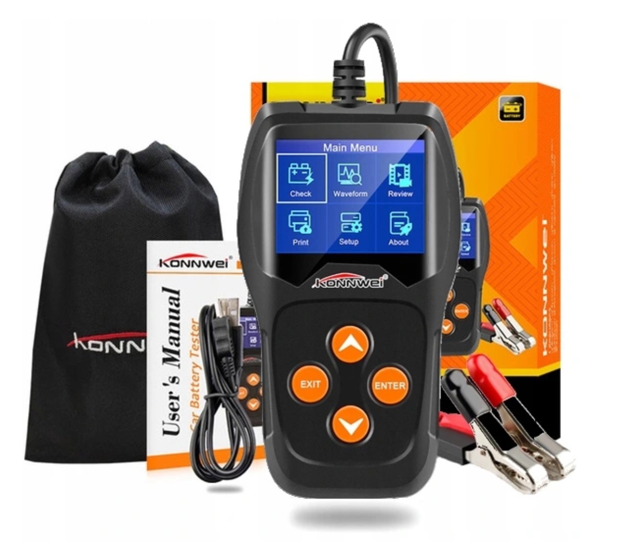 

Tester akumulatorów Konnwei KW600