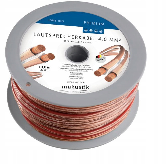 Prémiový Reproduktorový Kábel Inakustik Premium 10 M