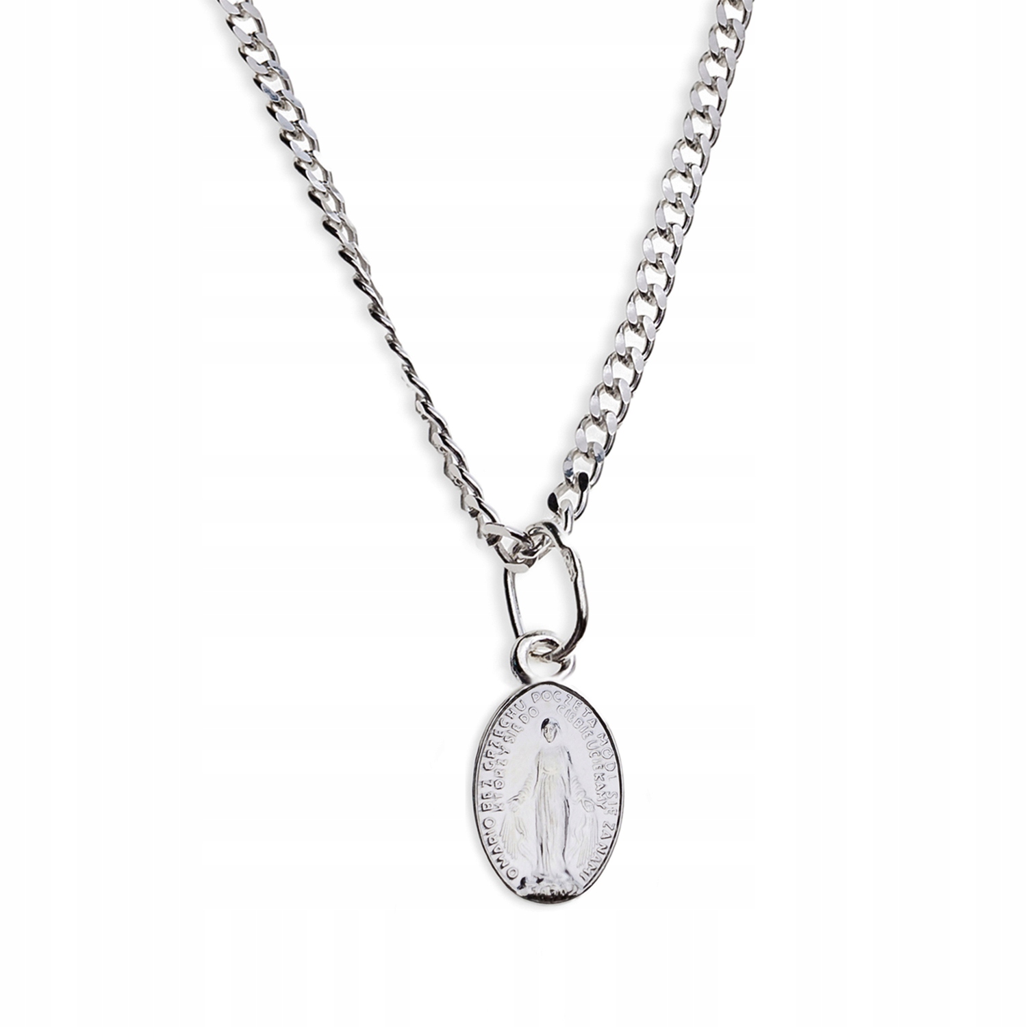 Řetízek Se Zázračnou Medaile Neposkvrněné, Stříbro