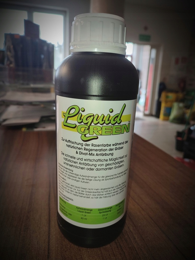 Zielona farba (koncentrat) do trawy Liquid Green 1L.