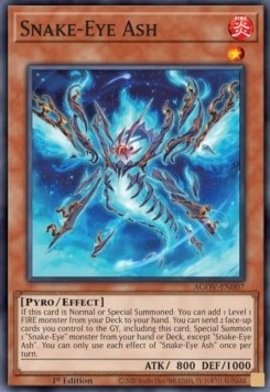 Yu-Gi-Oh! TCG: Snake-Eye Ash (AGOV)