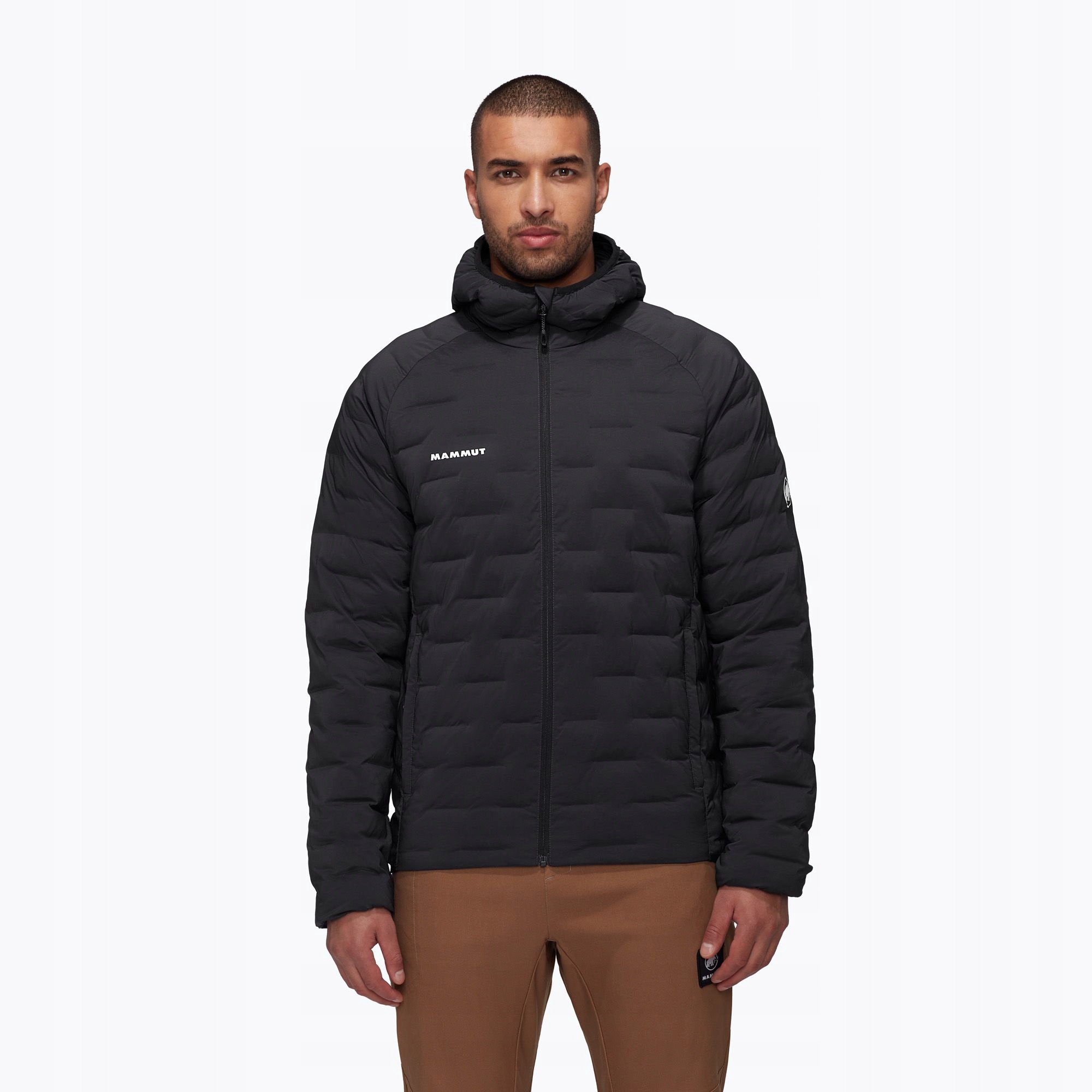 Mammut Černá Prošívaná Bunda S Kapucí M 6FA
