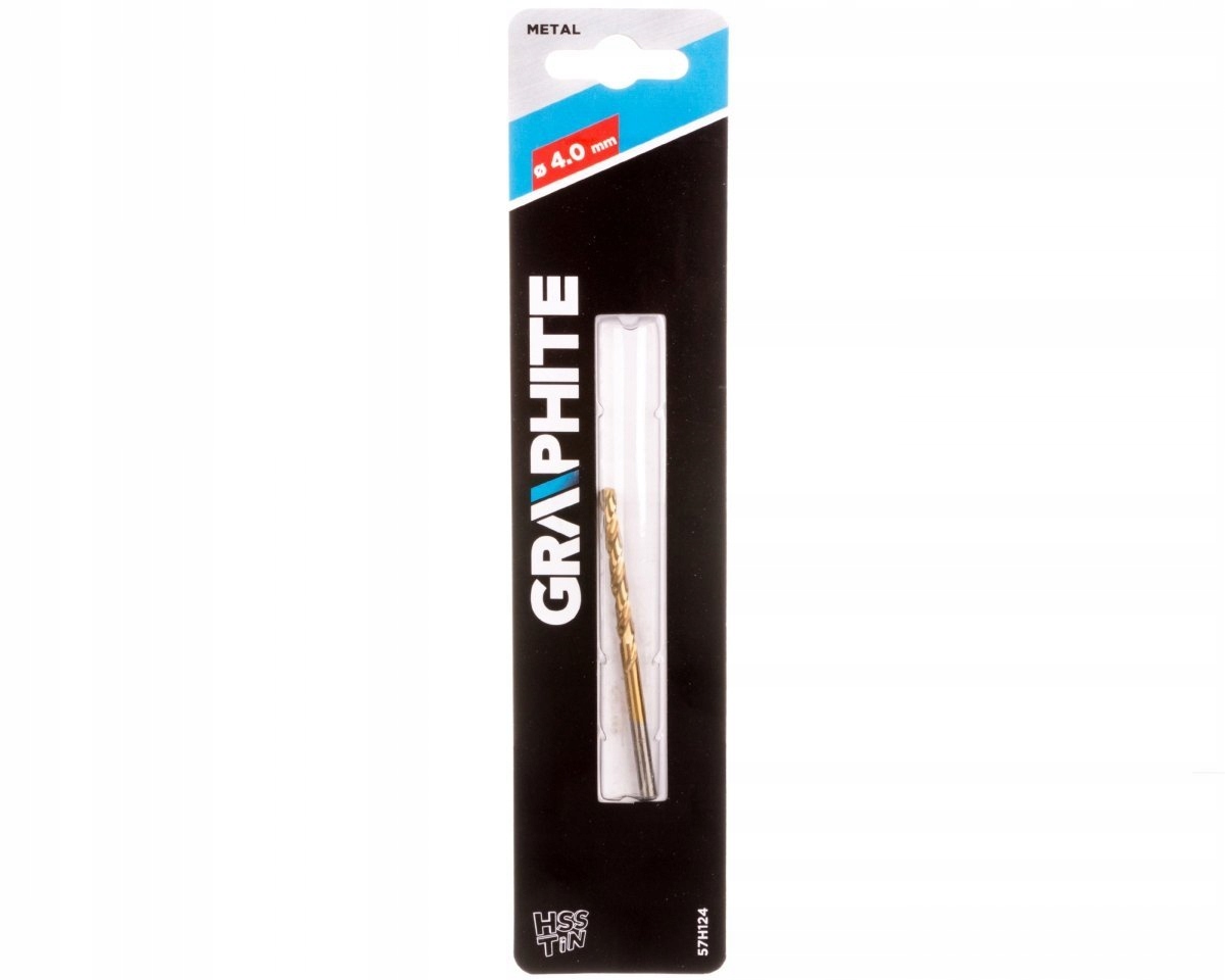 

Wiertło do metalu HSS-TiN 4.0mm 57H124